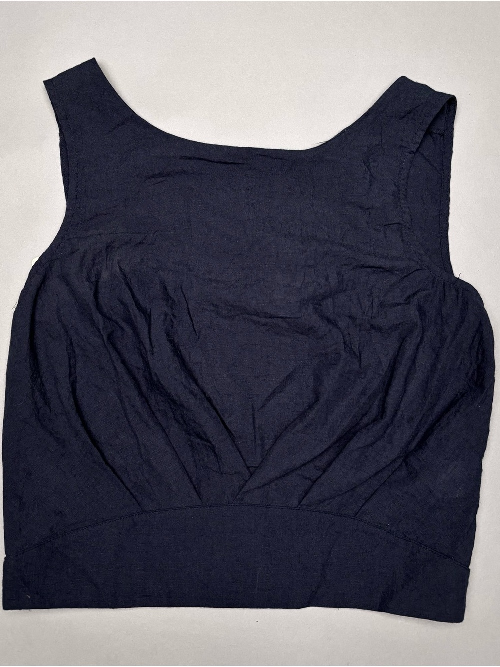 Evidnt Women's Navy Sleeveless Crop Tank